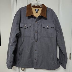 VTG Lands' End Barn Chore Coat Men's XXL Corduroy Collar Lined Ranch Farmcore